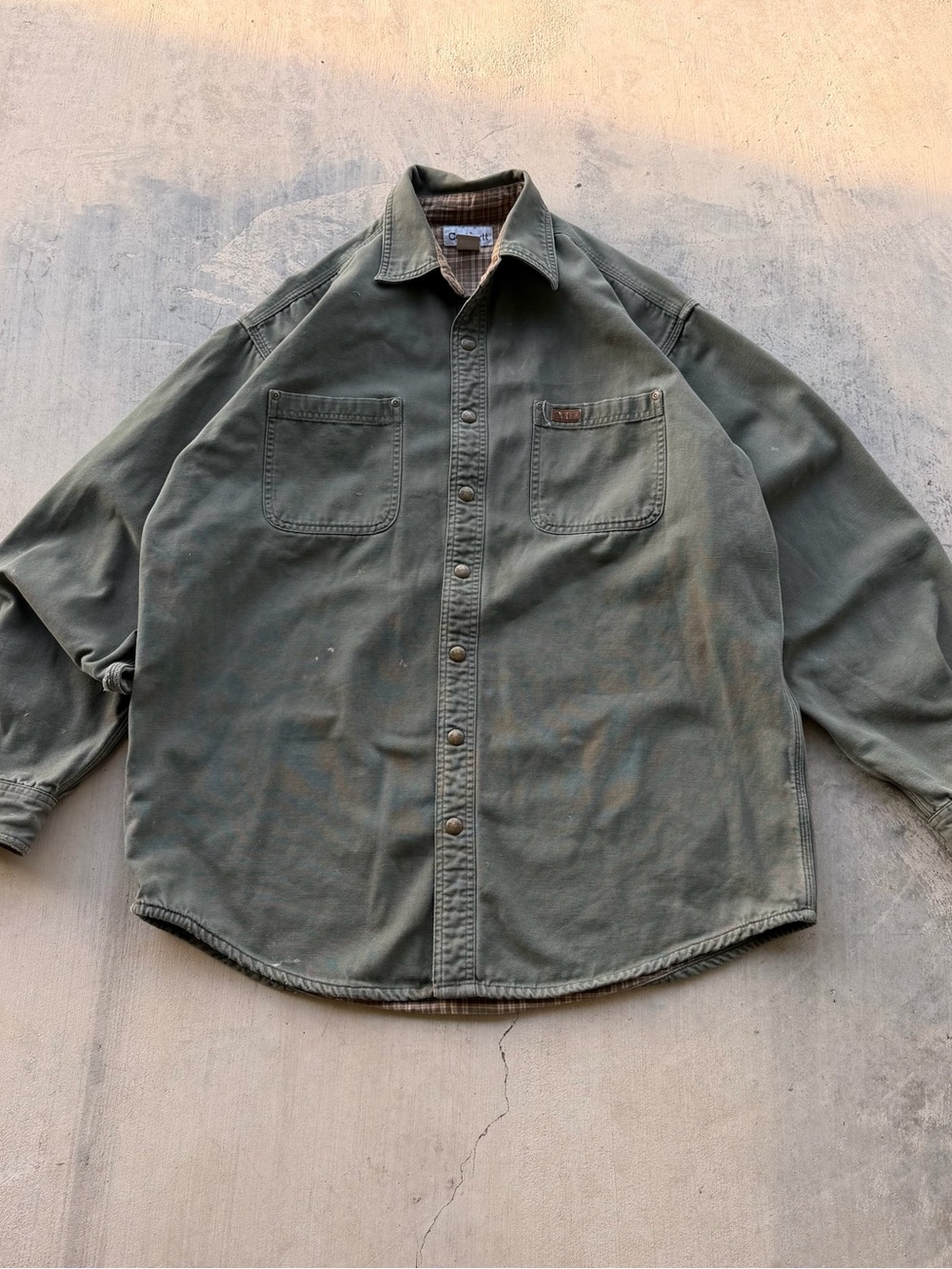 Vintage S96 MOS Carhartt Work Shirt Jacket